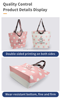 Ouye Rpet laminé Non tissé sac étanche écologique personnalisé impression logo réutilisable épicerie pliant sac à provisions