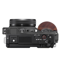 Cage pour appareil photo FEICHAO en alliage d'aluminium avec poignée supérieure et poignée latérale en bois pour stabilisateur de tournage vidéo DSLR Sony ZV-E10