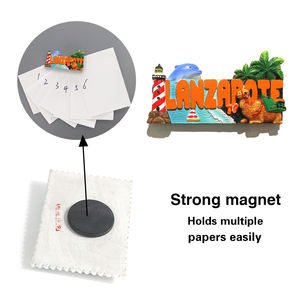 Aimant de réfrigérateur en résine <span class=keywords><strong>3D</strong></span> avec Landmark-Aimant de souvenir touristique personnalisable pour la décoration - Product Image 4