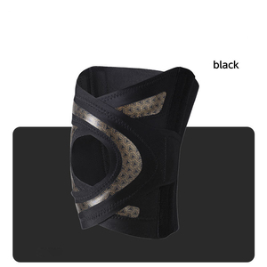 Soporte de Rodilla Ajustable con Compresión Cruzada y Almohadilla de Silicona Antichoque, <span class=keywords><strong>Rodillera</strong></span> Abierta <span class=keywords><strong>para</strong></span> Correr, Senderismo y Estabilización Articular - Product Image 2