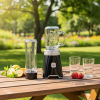 Mixeur électrique, mélangeurs alimentaires haute vitesse, broyeur multifonctionnel, presse-agrumes de table, mixeur à smoothies 300w
