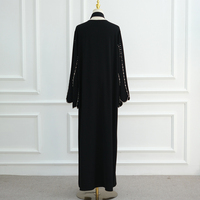 Haute qualité à la main perles Abaya EID noir Abaya Robe modeste Robe Caftan vêtements islamiques fête musulmane Robe de soirée Ramadan