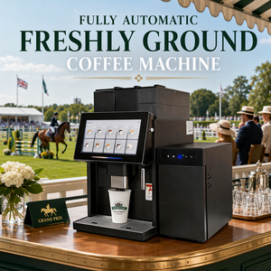 เครื่องชงกาแฟเอสเพรสโซเชิงพาณิชย์สำหรับร้านกาแฟและร้านอาหาร พร้อมเครื่องบดเมล็ดกาแฟแบบสองช่อง และช่องใส่ผงกาแฟสำเร็จรูป สไตล์อิตาเลียน - Product Image 1