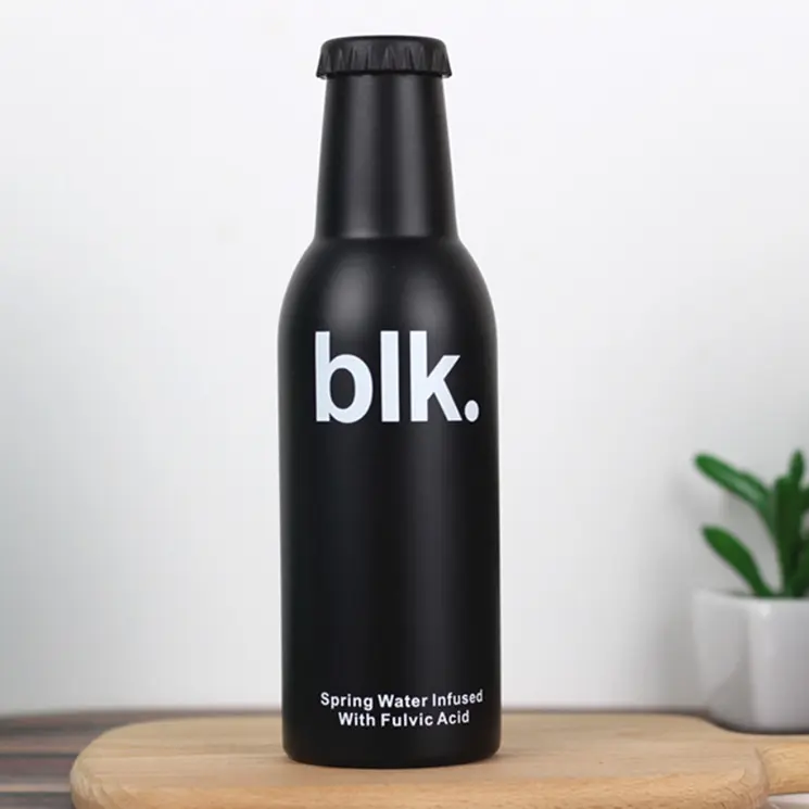 לוגו מותאם אישית Creative סודה פרטי תוויות קולה בקבוק נירוסטה בידוד כפול חיצוני ספורט שתיית בקבוקי מים