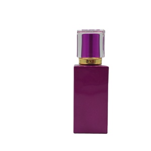 50ml Flat <strong>Refillable</strong> Glass Perfume Spray Bottle with Screw Cap Screen Printed Logo <strong>Reed</strong> <strong>Diffuser</strong> - Product Image 2