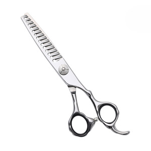 Hairdressing Scissors 6 Inch Thinning Shears 440C Stainless Steel Sharp Blade Right Handed Long Handle For Haircutting - Product Image 2