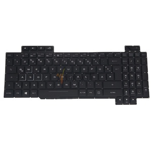 Teclado Alemán RGB Retroiluminado GR para <span class=keywords><strong>Asus</strong></span> GL503VS-EI011T Strix Scar Edition <span class=keywords><strong>GL503</strong></span> GL503VS 0KN1-3G1GE11 0KNB0-661AGE00 Nuevo - Product Image 1