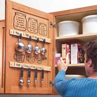 Autocollant de conversion de mesures de cuisine, panneau de conversion métrique transparent pour la cuisine, la pâtisserie, les armoires, les murs, la décoration du réfrigérateur