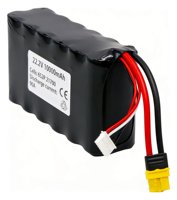 Batterie au lithium Molicel 6S3p 18650 10C 22,2V 8,4Ah 9Ah 10Ah pour drone FPV VANT, quadricoptère UAV