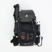 Sac à dos de randonnée, d'escalade et de camping NBT Outdoor ultraléger et imperméable de 45L avec système de dos Freedom Air - Matériel en nylon