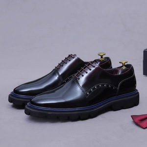 Chaussures habillées en cuir véritable pour hommes, originales et luxueuses, pour les occasions formelles, les mariages et les tenues décontractées - Product Image 3