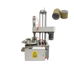 Máquina curvadora automática eficiente para tubos POY DTY, dobradeira de núcleo de tubo de papel