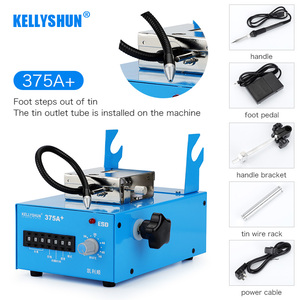 <span class=keywords><strong>Station</strong></span> de <span class=keywords><strong>soudage</strong></span> numérique de qualité industrielle KELLYSHUN, table de <span class=keywords><strong>soudage</strong></span> à alimentation en étain numérique, 375C, pour stations de retravail de téléphones BGA SMD - Product Image 5