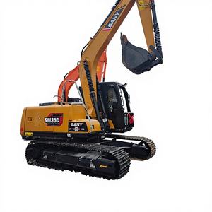 Excavadora de cadenas SANY SY135C modelo 2023 de alto rendimiento, 13 toneladas, con aire acondicionado, motor usado de calidad y sistema hidráulico avanzado. - Product Image 1