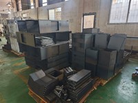 Fabrication sur mesure de supports en tôle d'acier au carbone, découpe, soudage, pliage, revêtement en poudre, supports industriels, cadres, panneaux