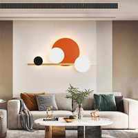 Applique Murale Nordique Minimaliste en Fer, Luminaire LED Moderne de Luxe pour Salon, Fond de Canapé, Chambre à Coucher, Chevet, Éclairage Décoratif