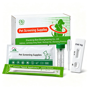 ชุดตรวจวินิจฉัยโรคไวรัสเฮอร์เพสในแมวแบบเร็ว CE Marked FHV <span class=keywords><strong>Test</strong></span> Strip สำหรับการตรวจตัวอย่างจากดวงตาและจมูกในแมว - Product Image 5