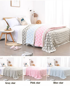 ผ้าห่มถักสองชั้นผ้าแจ็คการ์ดเชอร์ปาแบบนอร์ดิกเรียบง่ายลายสัตว์น่ารักสองด้านนุ่ม - Product Image 6