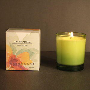 RAINCOAST Custom 200G Cera <span class=keywords><strong>de</strong></span> soja Vela <span class=keywords><strong>de</strong></span> Rosa Vainilla Aroma <span class=keywords><strong>de</strong></span> coco Pilar <span class=keywords><strong>de</strong></span> Navidad <span class=keywords><strong>de</strong></span> lujo Venta al por mayor Vidrio tintado - Product Image 2