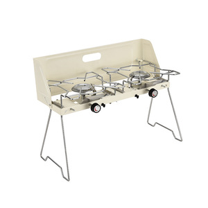 Estufa de Camping de Doble Quemador, Estufa de Gas para Exteriores, Estufa de Gas de Cassette para Exteriores con Múltiples Ollas, Estufa para Barbacoa - Product Image 2