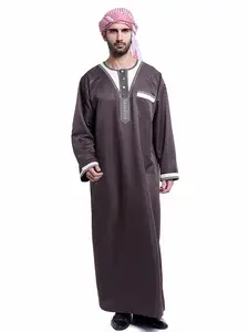 Liman ying Fabrik Lieferung von hochwertigen Polyester Muslim Arab Nahost Omani Thobe Herren Rob Arab Thobe