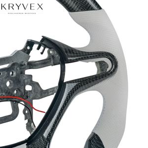 Volante Deportivo de Fibra de Carbono Personalizado Kryvex para <span class=keywords><strong>Honda</strong></span> <span class=keywords><strong>Civic</strong></span> 2007 <span class=keywords><strong>2008</strong></span> 2009 2010 2011 2012 2013-2021 8va Generación - Product Image 4