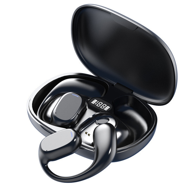 Custom Logo LED JL Chipset Ear Hook Open Earbuds T280 Touch Control TWS Sports Wireless with Mic