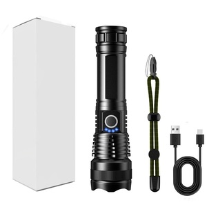 Linternas tácticas recargables de aluminio impermeables Antorcha de largo alcance 100000 lúmenes <span class=keywords><strong>Linterna</strong></span> <span class=keywords><strong>LED</strong></span> potente - Product Image 6