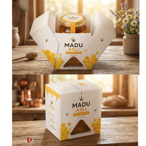 Caja de Cartón Rígido Reciclable Personalizada para Frutos Secos, Caja Premium para Snacks con Ventana, Empaque para Alimentos Saludables - Product Image 4