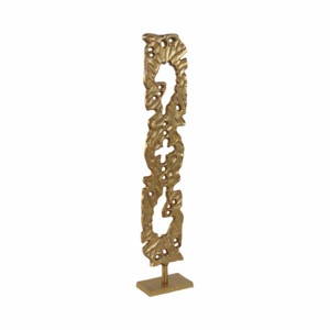 Scultura Moderna in Metallo, Elemento Decorativo Verticale per Soggiorno, Ufficio, Mensola, Tavolino da Caffè, Bagno - Product Image 2