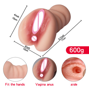 Masturbador Masculino de Bolsillo Coño Real de Silicona Vagina Texturizada Natural y Gruesa <span class=keywords><strong>Anal</strong></span> Apretado para Hombre Juguetes Sexuales para Adultos Muñecas de Ano - Product Image 5