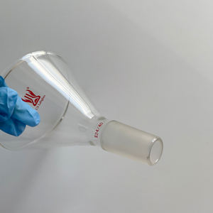 Corong Kaca Borosilikat Sudut 60 Derajat, Mulut Lebar, Batang Pendek, untuk Laboratorium, Buatan CS Labglass - Product Image 5