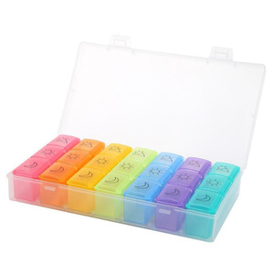Pill Storage Cases Hot Sales 7 Days Plastic Pill Storage Cases