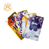 Sachets souples personnalisés avec bec verseur pour détergent et adoucissant de qualité chimique, en plastique et aluminium, 500 ml, 720 ml