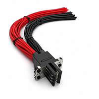 Câble d'alimentation audio Amphenol 10156914-1KP252LF BarKlip BK500 IO Stage avec connecteur de barre omnibus et faisceau de câbles 300mm