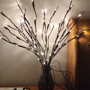 Hot Sale IP44 20 <strong>Led</strong> <strong>Light</strong> 30'' Warm White Willow Twig <strong>Artificial</strong> <strong>Tree</strong> Battery Operated <strong>Led</strong> Branch <strong>Light</strong> for Vase Room Christmas - Product Image 3
