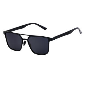 Lunettes de soleil carrées pour hommes My-8038, monture en plastique noir et métal, verres TAC UV400, protection solaire classe 2, lunettes de conduite - Product Image 5