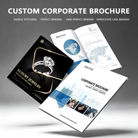 Impression de brochures personnalisées en gros, catalogue d'entreprise personnalisé, livret personnalisé, logo personnalisé, plusieurs finitions de reliure