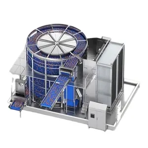 Factory Sale Price Spiral Tower Conveyor/Quick-Freezing Machine for Seafood/ Vegetable