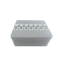 Boîte en fer blanc personnalisée, ronde, vide, pour emballage alimentaire (biscuits, chocolat, café, thé) avec couvercle