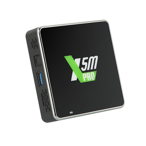 UGOOS X5M PRO Smart TV Box Android 14 Amlogic S905X5M LPDDR4 4GB 32GB Supports 4K AI-SR CEC AV1 WiFi6 BT5.4 1000M Voice Remote - Product Image 1