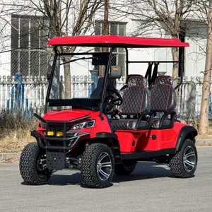 4 posti OEM ODM motorizzato Golf Cart nuovo Design con 48v batteria freno a disco personale strada legale Golf Cart elettrico - Product Image 4