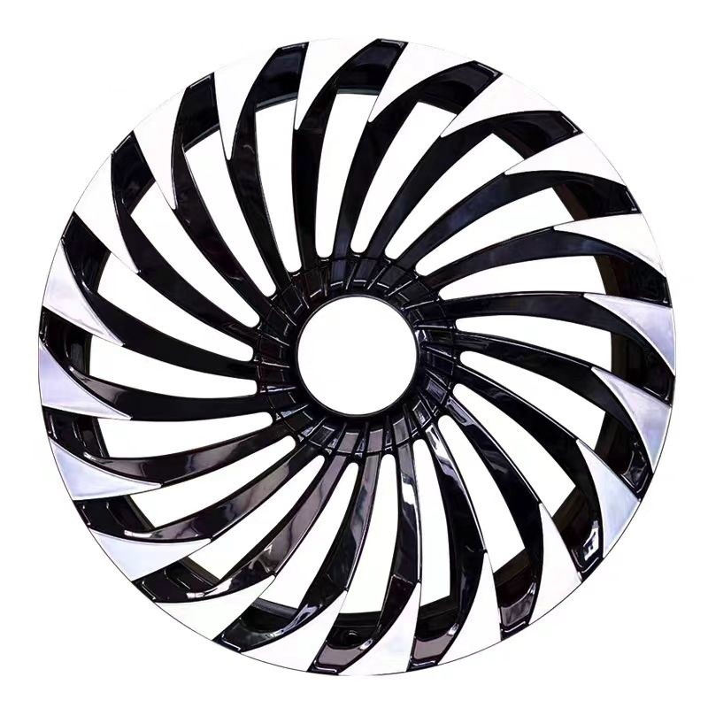 Cara de máquina negra brillante