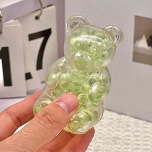 2025 Aurora <b>Cute</b> <b>Bear</b> Shape Maltose Knead Factory Wholesale Slow Rebound Vent Ball Color Decompression Artifact Squeeze Toy for - Product Image 5