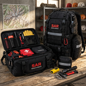 Sac à dos SAR de recherche et de sauvetage pour équipement de survie en milieu urbain et en zone sauvage, en nylon Cordura 1000D - Product Image 2
