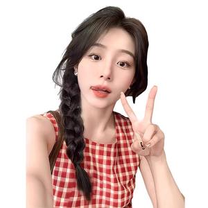 Perruque tressée longue style chinois, queue de cheval en fibre Kanekalon, résistante à la chaleur, pour toutes les formes de visage, extension de cheveux pour fille - Product Image 2