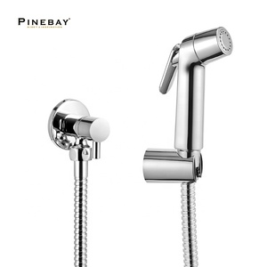 PINEBAY, лидер продаж, набор пластиковых ручных распылителей для биде с регулируемым давлением, мусульманский смеситель для биде, самоочищающийся набор Shattaf - Product Image 2