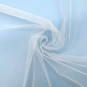 100% poliéster 15gsm medio rígido blanco <span class=keywords><strong>tul</strong></span> tela para tutú Puff camisa/embalaje - Product Image 4
