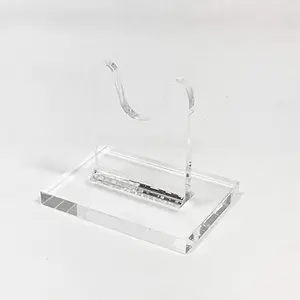 Single Clear Acrylic Sword Stand, Individual Units for displaying Angled or Straight Antique and Collectible Swords