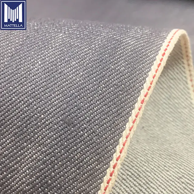 light weight 12oz grey japanese style 100% cotton denim jeans mens raw selvedge denim fabric for spring summer men women jeans